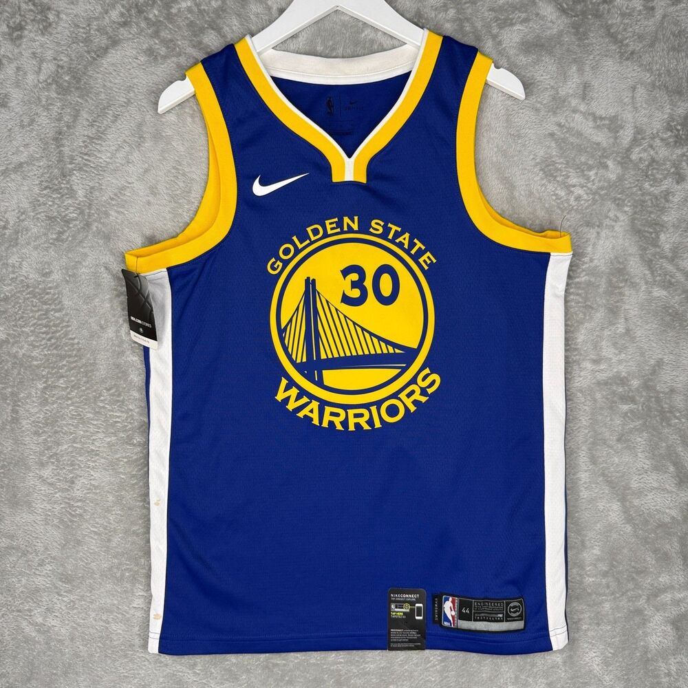 Nike Golden State Warriors Steph Curry Jersey Away NBA Mens 44 Medium 864475-495